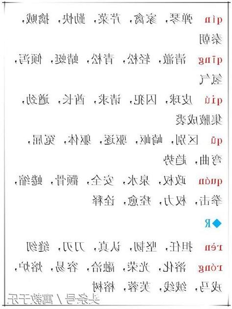 命 同音字